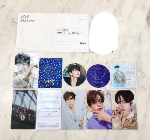Trading ZB1 Pop-up Trading Card Apple Music Lucky Draw Transparent Photocard Message Card Circle Hanbin