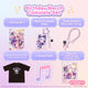 Selling Hololive Murasaki Shion 2024 Birthday Limited Full Set