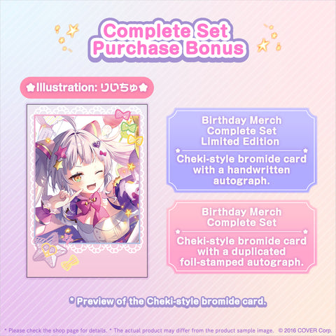 Selling Hololive Murasaki Shion 2024 Birthday Limited Full Set