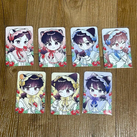 Garbage Time Bosongsong-nim VeriTime photocard bulk transfer: Ki Sang-ho, Seong Jun-su, Jeon Young-jung, Park Byeong-chan