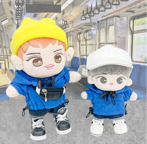 20cm doll clothes windbreaker anorak basic pants 20ging