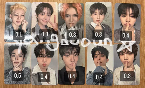 Treasure Pop-up Callbook Photocards Jihoon Yoshi Junkyu Asahi Jaehyuk Doyoung Jungwoo Junghwan Hyunsuk