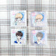 &TEAM 4000 Days NICHOLAS HARUA YUMA EJ BYUN EJ PIN BUTTON CAN BADGE HOLOGRAPHIC STICKER BADGE