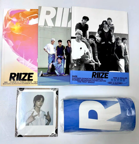 Riize Season's Greetings Polaroid Photocard Sungchan Get a Guitar Walmart Album Slogan