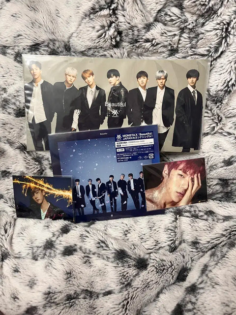 (Soon to Drop) MONSTA X Unopened Japanese First Press Limited Edition Album with DVD and Postcard Benefit
