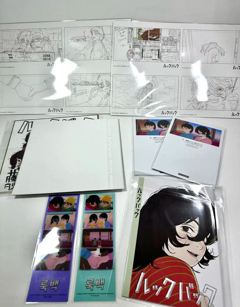Look Back special bromide, film, photo booth strip, book cover, deco pack, original drawing postcard, Chainsaw Man Tatsuki