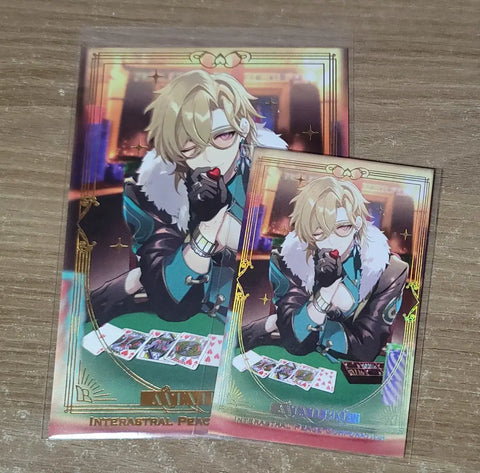 Star Rail Aventurine unofficial goods postcard, Polaroid