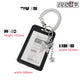 Silver plated butterfly keyring photocard toploader card case N.W.S.H Bonedoc The Boyz