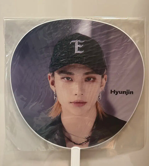 Stray Kids Hyunjin Fan Uchiwa 5-Star Dome Tour Image Picket Genie Let