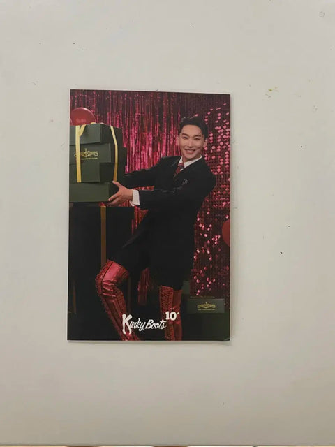 Musical Kinky Boots 10th Anniversary Goods Kim Ho Young Ko Chang Seok Lucky Charm Photocard