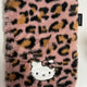 Sanrio Hello Kitty Leopard Pouch Bag Authentic