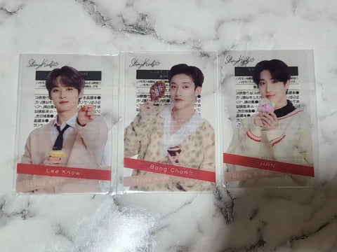 Stray Kids Japan FamilyMart Pudding Photocard Lee Know Side Dish Han