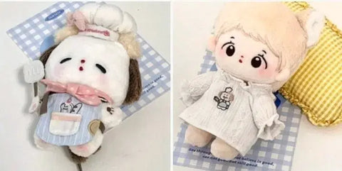 10cm doll clothes, tea bag bubble tea closet, little chef blouse, selling/transferring, puppy chef, 10cm doll clothing