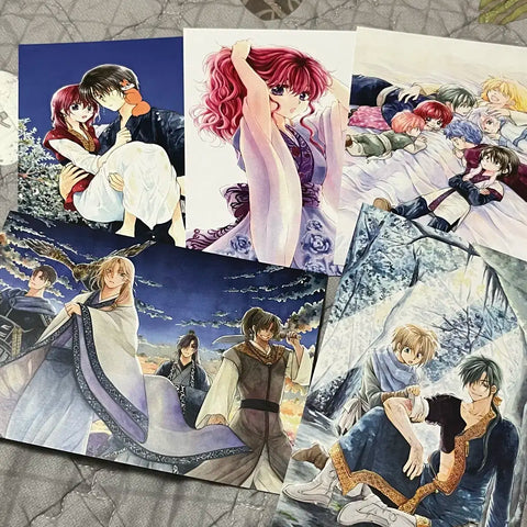 Yona of the Dawn original art exhibition postcard transfer