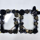 Black Gold Chain Decoden Top Loader Photocard Holder
