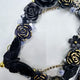 Black Gold Chain Decoden Top Loader Photocard Holder