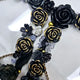Black Gold Chain Decoden Top Loader Photocard Holder