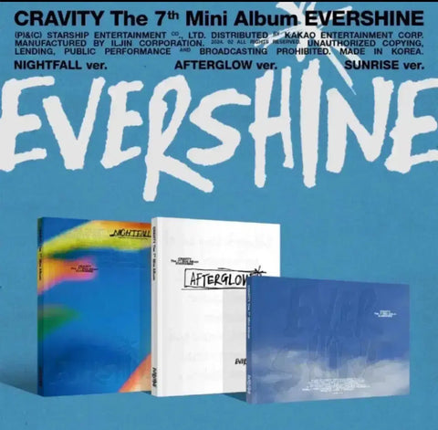 Free Sharing) CRAVITY Unsealed Album EverShine Free Sharing Giveaway