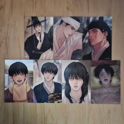 Yao Hwa Cheop Toonique 10,000 KRW Special Gift Photocard Postcard Set Transfer Seungho Nakyum Jaime Shop Lezhin