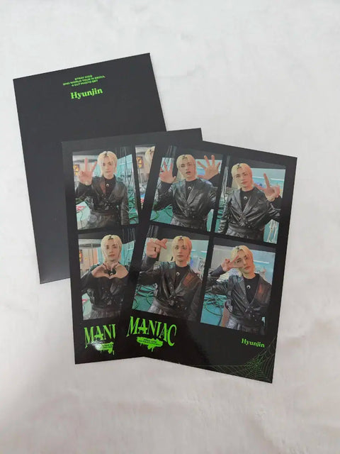 Stray Kids Hyunjin Maniac Concert Four-Cut Photo Set
