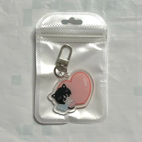 Won Bin birthday cafe keyring from frisbin