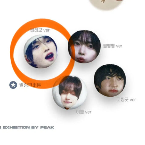Wonbin Eunseok Birthday Cafe Malrang Pin Button Malrang Pin Badge