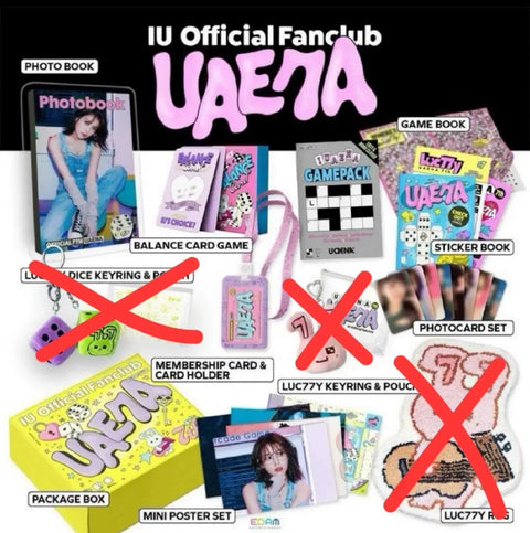 Uaena IU Fan Club 7th Generation Kit