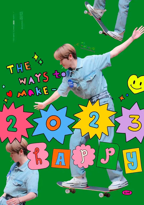 The Boyz Hyunjae Byte 2023 Sig + Diary