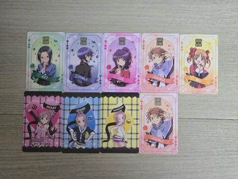 Shugo Chara! Pop Pop Bubble Collab Cafe Photocard/Rubber Card