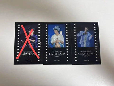 Seventeen 2024 Carat Land Memory Book Special Gift Sticker Scoups Dokyeom Seungkwan Transfer