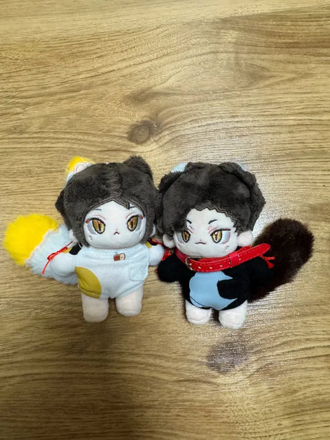 Haikyuu!! Attribute Meow Kenma Mimi Kuro Pair Attribute Cotton Doll Keyring Acrylic Nekoma