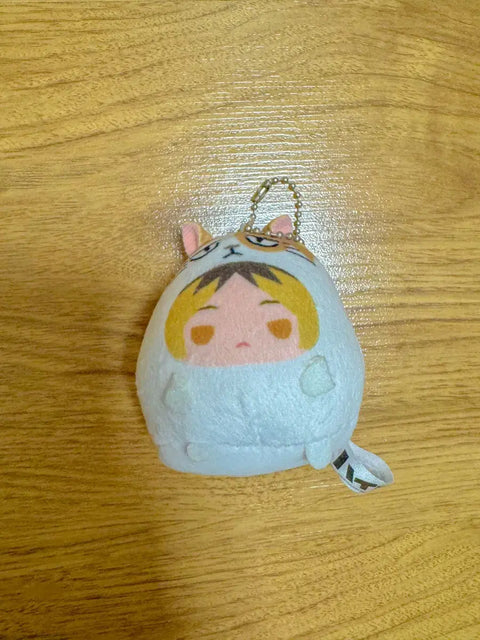 Haikyuu Kenma Fuwa Kororin S and Ring Ring Bell Plush Keychain Gacha Bundle Nekoma Setter