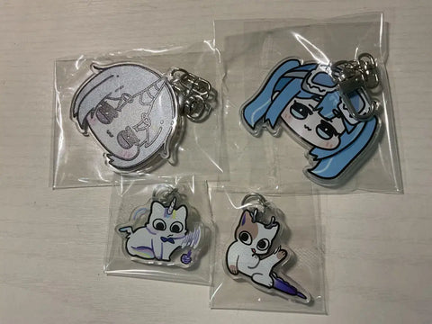 Stellive Cat ver. Ayri Kana Ayatsuno Uni Arahashi Tabi Keychain