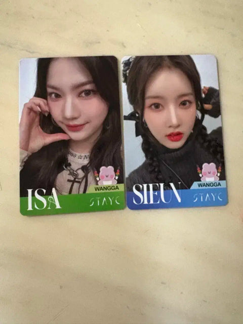 STAYC Sieun Isa photocard, selling as a set.