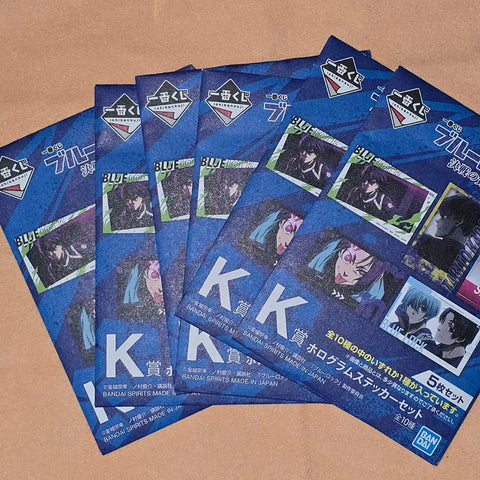 준등포) Blue Lock Ichiban Kuji K Prize Sticker Opened
