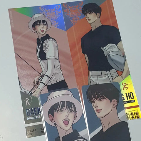 Team Lezhin Yahoojob Yoon Seungho Baek Nakyum Match Ticket Photocard Poca