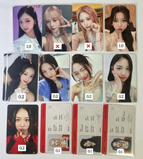 Lisanne photocard transfer, no unreleased inclusions, split group order, cheering stick, fan sign event, Apple Music, Ketapo, fan sign lucky draw, Withmuu, Everline