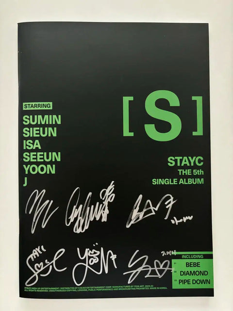 STAYC BEBE signed album