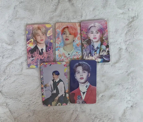 BTS Bangtan unOfficial Goods Goods photocard photo card Jimin Park Jimin transfer