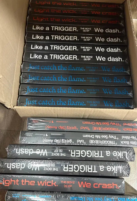 The Boyz Flash album, unopened.