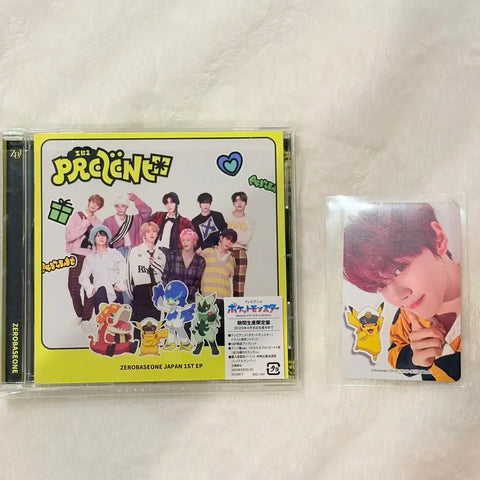 ZB1 Nhật Bản PLREZENT Pokemon Album Gyubin Photocard ZEROBASEONE ZB1