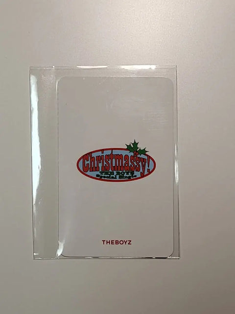 THE BOYZ Hyunjae Christmassea Name Keyring Photocard Transfer