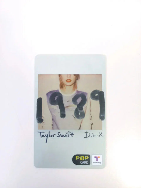 Taylor Swift Taylor Swift 1989 Pop Card
