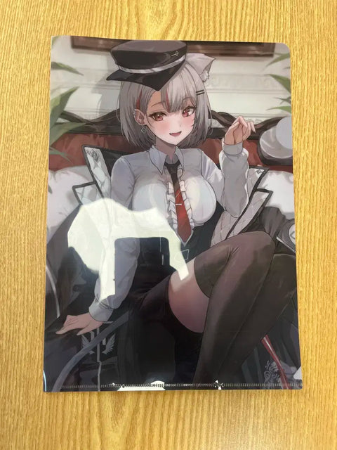 Stellive Neneko Mashiro Shiro Membership Benefit L-file Clear File