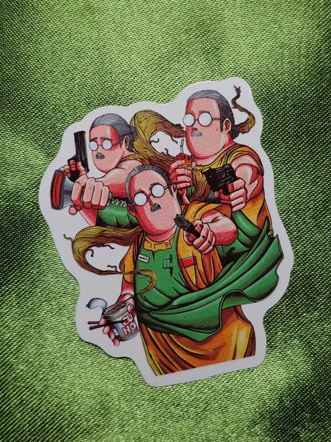 Sakamoto Days sticker flakes for sale.