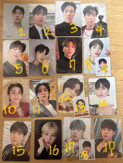 MONSTA X Shownu Kihyun Joohoney I.M photocard ID photo transfer