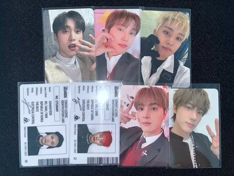 THE BOYZ Jacob Ju Haknyeon Eric - Selling all photocards together.