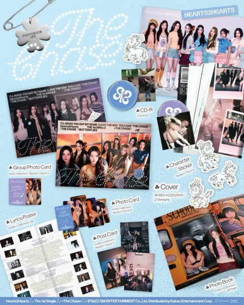 [Physical] Hearts to Hearts The Chase Photobook Unopened Album Transfer