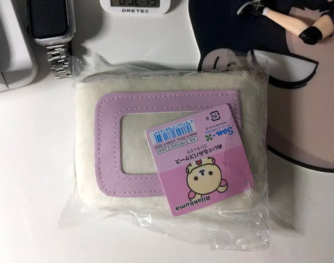 Korilakkuma Plush Wallet Pass Case Pouch