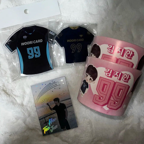 Woori Card Volleyball Team Kim Ji-han Han Tae-jun Goods Nachos Photocard Card Cup Holder Grip Tok